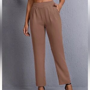 Slant Pocket Carrot Pants (size small)